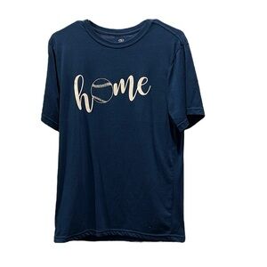 Athletic works “home” baseball shirt